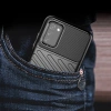 Thunder Case Flexible Tough Rugged Cover TPU Case for Samsung Galaxy A03s black