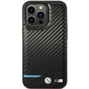 Hülle BMW BMHCP13L22NBCK iPhone 13 Pro / 13 6,1&quot; schwarz/schwarz Hardcase Leder Carbon
