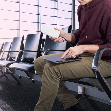 Wozinsky powerbank 10000mAh 2 x USB white (WPBWE1)