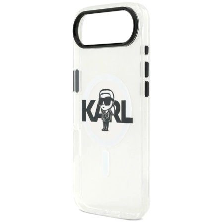Karl Lagerfeld IML Karl Sketch Logo MagSafe Case for iPhone 17 Air - Transparent