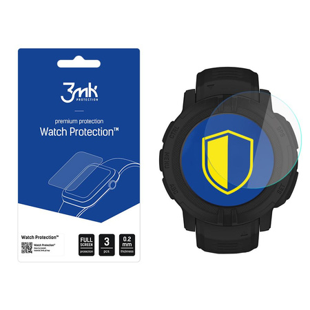 Garmin Instinct 2 - 3mk Watch Protection™ v. FlexibleGlass Lite