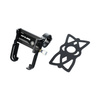 Uchwyt rowerowy na kierownice GUB P10 Aluminium + silikonowy uchwyt czarny