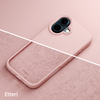 Nakładka Etteri Silicone Mag do iPhone 16 6,1" jasnoróżowa