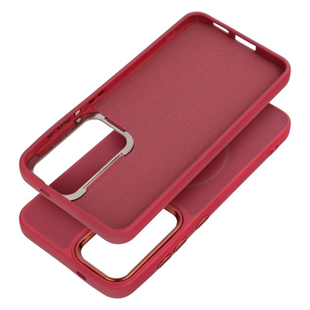 Futerał FRAME MAG COVER kompatybilny z MagSafe do SAMSUNG A36 magenta