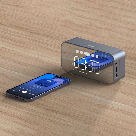 Dudao Y17 Bluetooth-Uhr/Lautsprecher – Silber