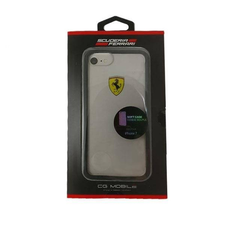 Ferrari Hardcase FEHCRFP7BK iPhone 7/8 /SE 2020 transparent/black