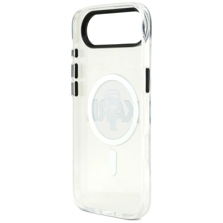 Karl Lagerfeld IML Karl Sketch Logo MagSafe Hülle für iPhone 17 Air - Transparent