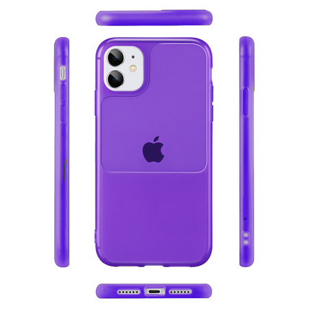 TEL PROTECT Window Case do Iphone 11 Pro Fioletowy