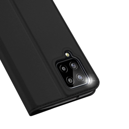 Dux Ducis Skin Pro kabura etui pokrowiec z klapką Samsung Galaxy A22 4G czarny
