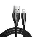Remax Lesu Pro kabel przewód USB - Lightning 480 Mbps 2,1 A 1 m czarny (RC-160i black)