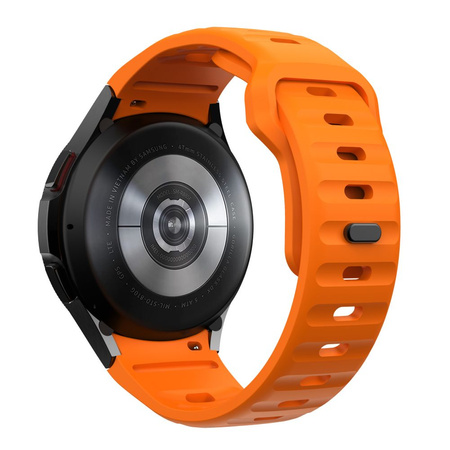 Tech-Protect Silikonband für Samsung Galaxy Watch 4/5/5 Pro/6/7/FE – Orange