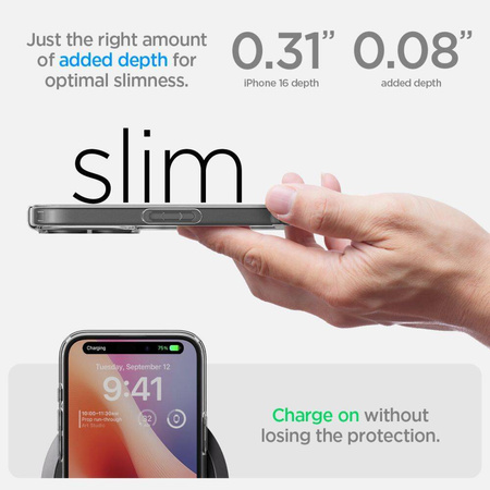 Spigen Ultra Hybrid iPhone 16 Plus crystal clear ACS08069