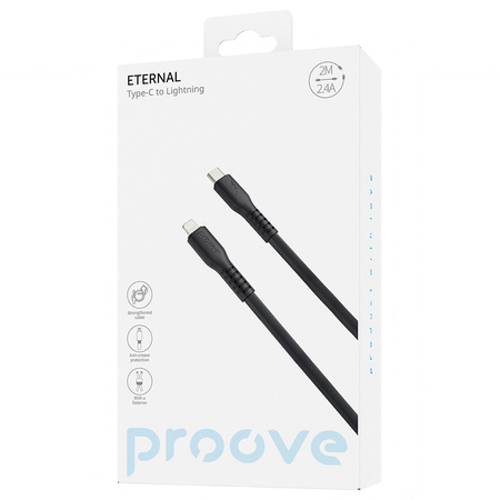 Proove kabel Eternal Type-C do Lightning (2m) czarny