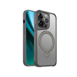 Nakładka Etteri Matt Mag Ring do iPhone 14 Pro 6,1" szara