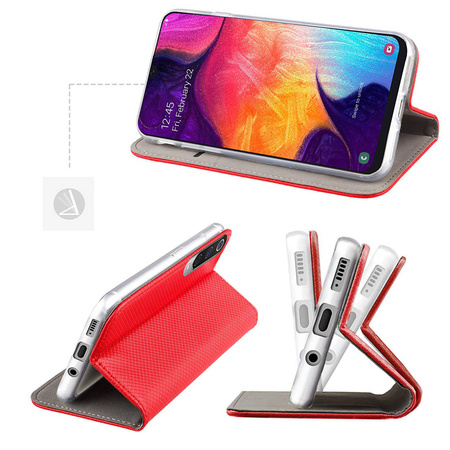Case SAMSUNG GALAXY M33 Flip Magnet red