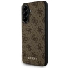 Etui Guess 4G Metal Gold Logo na Samsung Galaxy A36 - brązowe