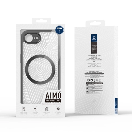 Dux Ducis Aimo Mag Case mit MagSafe für iPhone 16e - Schwarz