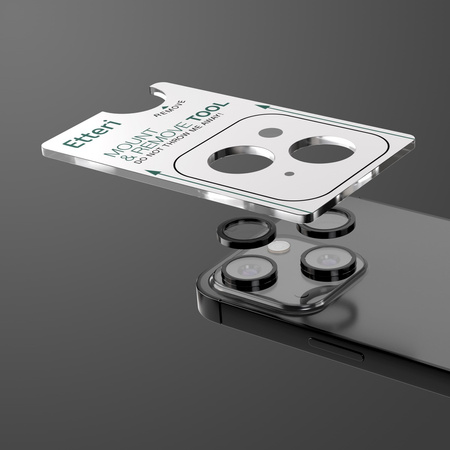 Etteri szkło na aparat do iPhone 14 / 14 Plus czarny