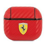 Ferrari FESA3CARE AirPods 3 cover czerwony/red On Track PU Carbon