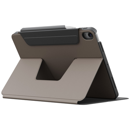 Etui UNIQ Rovus Snapmount Magnetic 360   Rotating Detachable do iPad Air 11" (M2/M3) / iPad Air 10.9" (2022/2020) szary