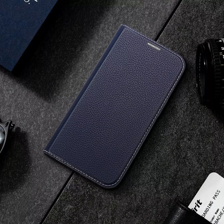 Dux Ducis Skin X2 Hülle für iPhone 14 Plus Hülle mit Magnetklappe blau