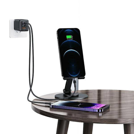 USAMS USB-C to USB-C cable black/black 1.2m SJ729USBSG01 (US-SJ729)