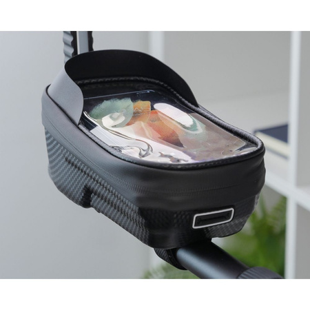 Torba rowerowa na ramę z zamkiem wodoodporna FSBFB-451 czarna