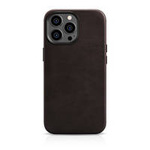 iCarer Oil Wax Premium Leather Case Leather Case for iPhone 14 Pro Max Magnetic with MagSafe brown (WMI14220704-BN)