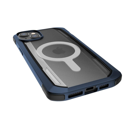 Raptic X-Doria Secure Case iPhone 14 with MagSafe armored blue cover