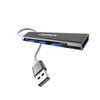 HUB USB  4XUSB DENMEN CZARNY ALUMINIUM DU17