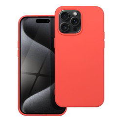 Futerał SILICONE do IPHONE 15 PRO MAX brzoskwiniowy