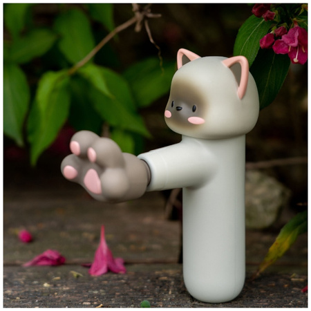 Mini pistolet do masażu 4smarts ACECOOL  Cat jasnoszary