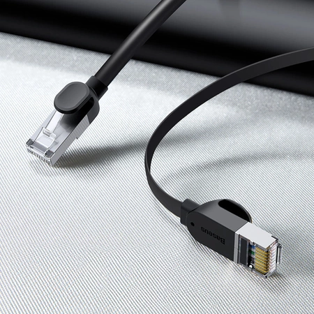 Baseus High Speed ​​flat Ethernet CAT6 RJ45 network cable 0.5m - black