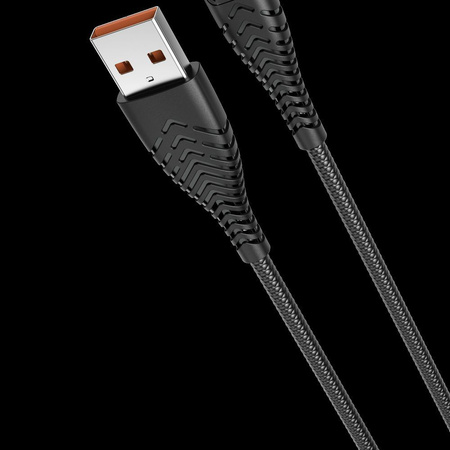 VEGER kabel USB do Typ C 2,4A 2.0 V104 1,2m czarny
