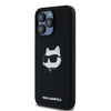 Oryginalne Etui KARL LAGERFELD hardcase Silicone Choupette Head MagSafe KLHMP15XSCHPPLK do Iphone 15 Pro Max Czarny