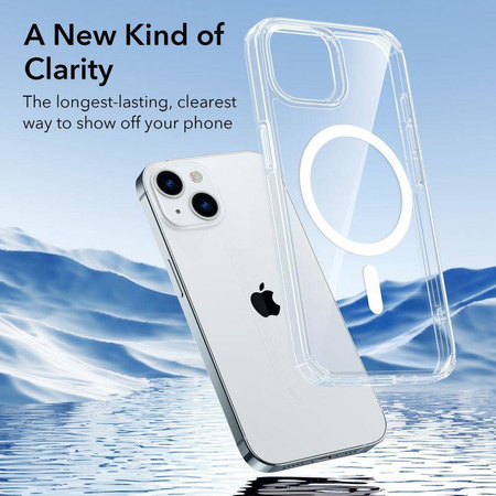 Case IPHONE 14 PLUS ESR Krystec Halolock MagSafe transparent