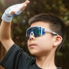 Okulary rowerowe Rockbros dla dzieci, polaryzacyjne, z ochroną UV dziecięce - różowe