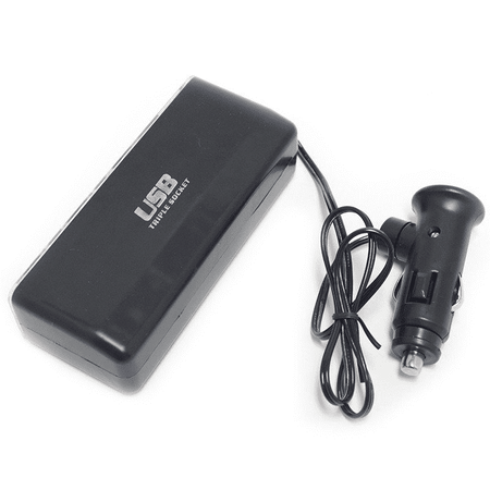 Rozdzielacz gniazda Ładowarka samochodowa FOREVER 3w1 USB CSS-03