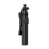Selfie Stick WC12YDS Teleskopstativ 1,3 m aus Aluminiumlegierung mit Dual-Licht und Telefonhalter – Schwarz