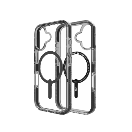 Etui ZAGG Santa Cruz Snap MagSafe na iPhone 16 - czarne