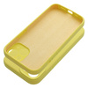 Futerał SILICONE 2mm do IPHONE 15 żółty