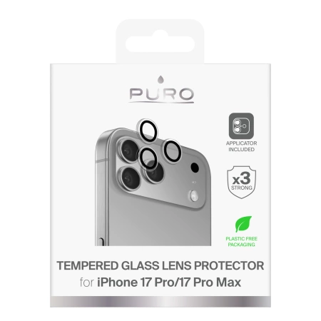 Puro Individuelle gehärtete Glaslinsen für iPhone 17 Pro / iPhone 17 Pro Max