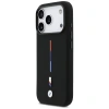 Etui BMW M Silicon Tricolor Line MagSafe na iPhone 17 Pro - czarne