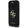 Etui IPHONE 16 PRO Guess Grained Big 4G Logo Small Classic Logo czarne