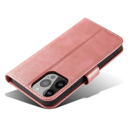 Magnethülle für Samsung Galaxy S23 Ultra Cover mit Flip Wallet Stand Pink