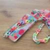 Color Chain Case Gel flexible elastische Hülle mit Kettenanhänger für Samsung Galaxy A22 4G mehrfarbig (4)