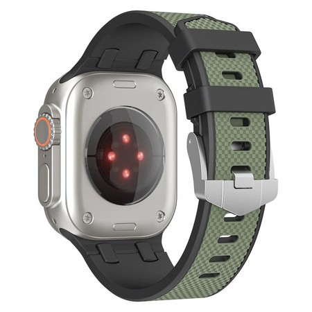WiWU - Pasek do smartwatcha Wi-WB015 Kylin Watch Band 42/44/45/49mm - ciemno zielony