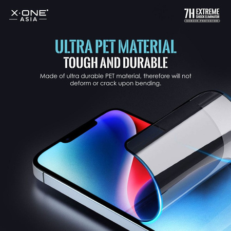 Szkło hartowane X-ONE Extreme Shock Eliminator 4th gen. - do iPhone 14 Pro/15