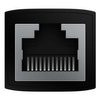 Netzwerkanschluss Baseus AirJoy Series RJ-45 Ethernet-Kabelanschluss 1 Stück - Schwarz