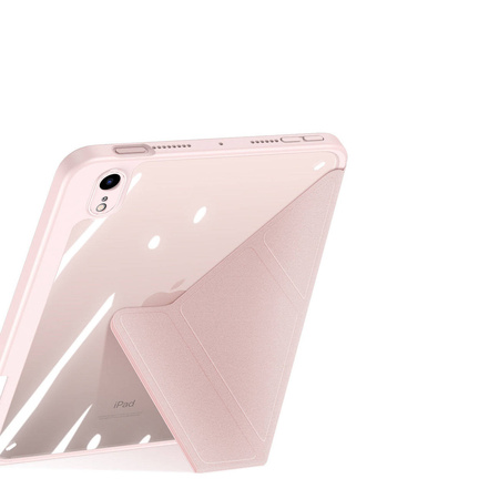 Dux Ducis Magi Hülle für iPad mini 2021 Smart Cover mit Ständer und Aufbewahrung für Apple Pencil Pink